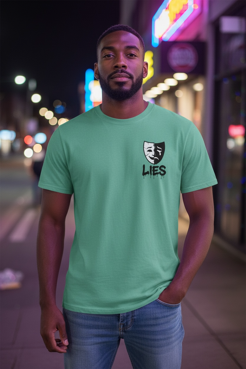 LIES Graphic Tee – Mint