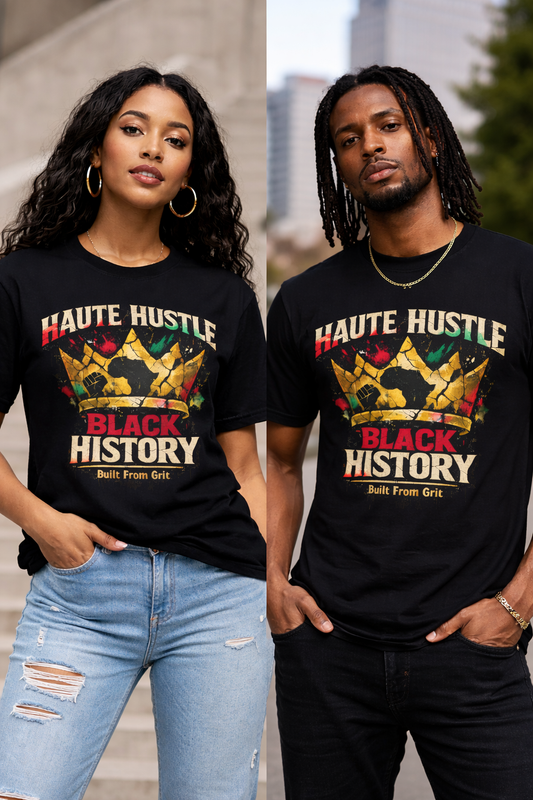 Haute Hustle “Black History – Built From Grit” T-Shirt